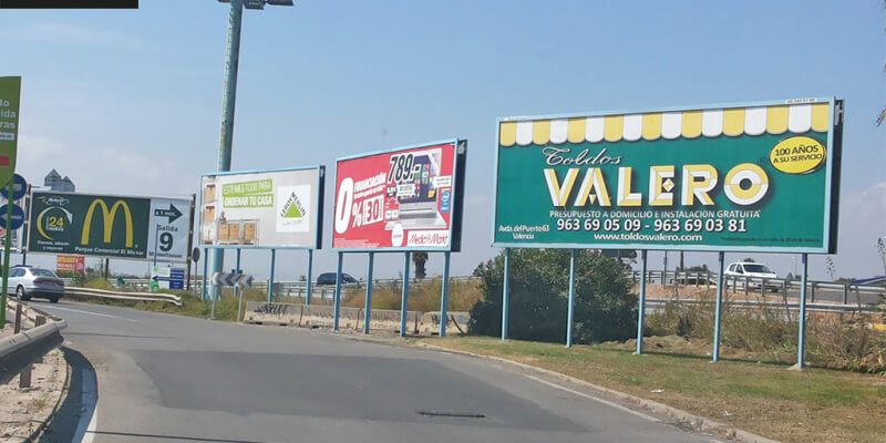 Vallas publicitarias GP Mediterráneo